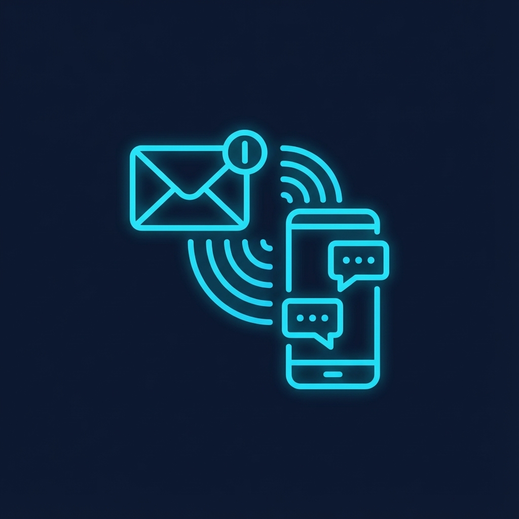 Email and SMS communication systems